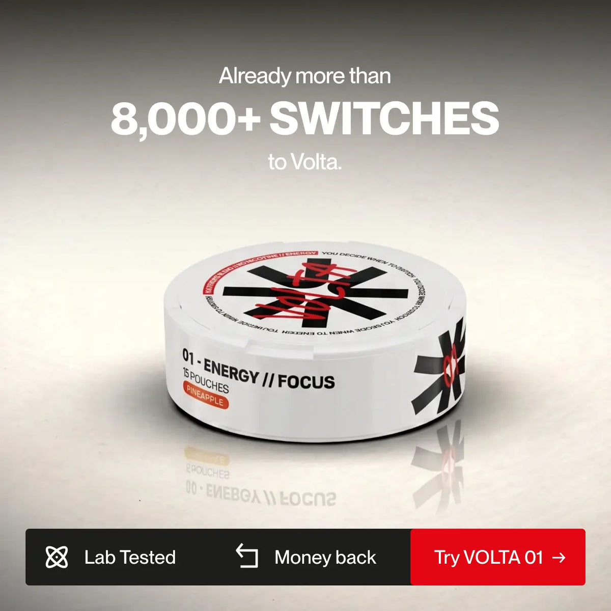 VOLTA 01 — ENERGY // FOCUS // 1 Can